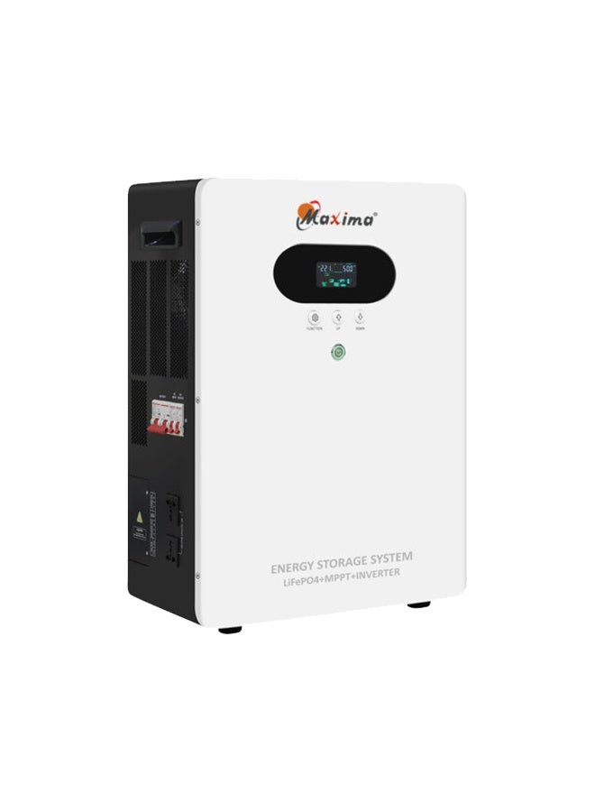 ماكسيما حل ماكسيما السكني المتكامل لتخزين الطاقة (BESS) بقدرة 2200 واط – الكل في واحد - Image 1